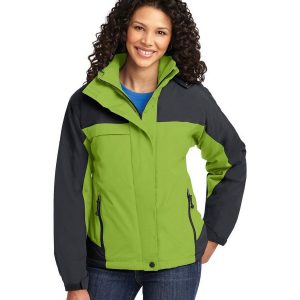 Port Authority L792 Women's Nootka Jacket - Bright Pistachio/Graphite - S