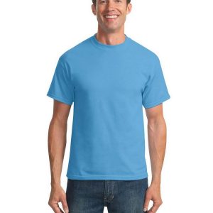 Port & Company PC55T Men's Tall Core Blend Tee - Aquatic Blue - 2XLT