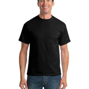 Port & Company PC55T Men's Tall Core Blend Tee - Jet Black - 2XLT