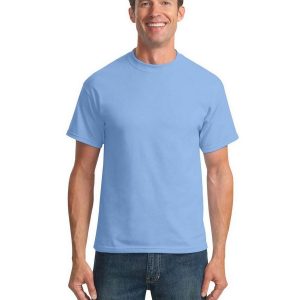 Port & Company PC55T Men's Tall Core Blend Tee - Light Blue - 3XLT