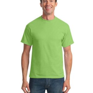Port & Company PC55T Men's Tall Core Blend Tee - Lime - XLT