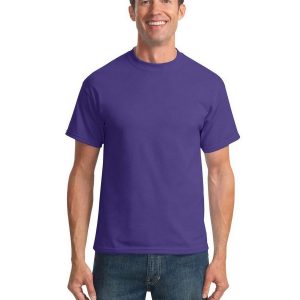 Port & Company PC55T Men's Tall Core Blend Tee - Purple - LT