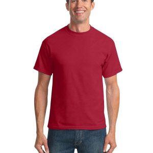 Port & Company PC55T Men's Tall Core Blend Tee - Red - XLT