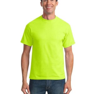 Port & Company PC55T Men's Tall Core Blend Tee - Safety Green - 2XLT