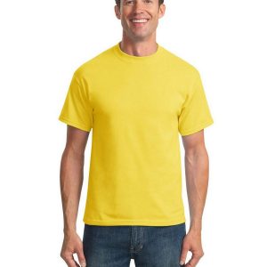 Port & Company PC55T Men's Tall Core Blend Tee - Yellow - 3XLT