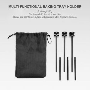 Portable Adjustable Triangular Grill & Pot Rack with Chain for Outdoor BBQ & Camping