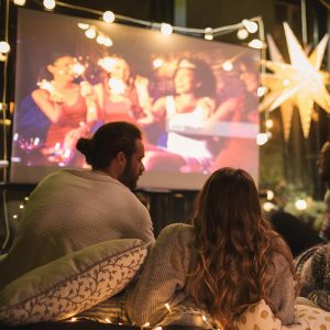 Portable Anti-Light Outdoor Projector Screen