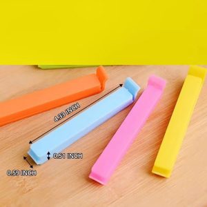 Portable Kitchen Storage Food Snack Seal Clips, Sealing Bag Clamp Plastic Tool, Kitchen Storage Accessories