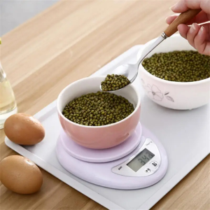 Portable LED Digital Kitchen Scale - 11lb Capac | High Accuracy Digital Scale for Cooking, Baking, Crafts & Perfect Gift
