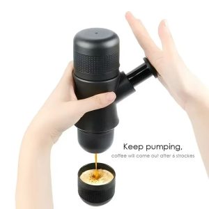 Portable Mini Espresso Maker - Handheld Coffee Machine for Travel, Office & Home