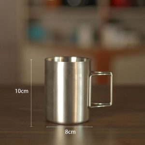 Portable Stainless Steel Coffee Brewing Filter Cup