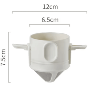 Portable Stainless Steel Coffee Dripper Mug Filter