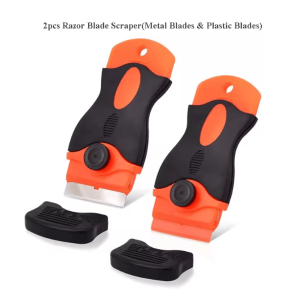 Precision Edge Mini Razor Blade Scraper for Glass and Sticker Removal