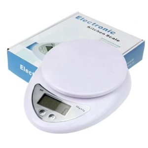 PrecisionPro Digital Kitchen Scale - Portable 5kg LED Food Scale for Accurate Cooking & Baking