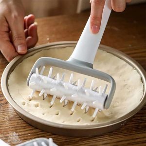 Premium Pizza Dough Punch Roller - ABS PP Baking Tool for Perfect Crusts