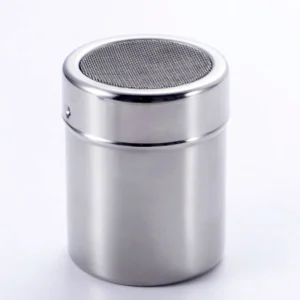 Premium Stainless Steel Baking Sifter with Cover for Flour Sugar