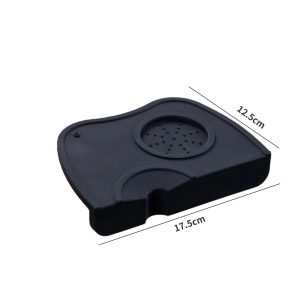 Press Tampering Holder Corner Mat, Silicone Coffee Tamper Pad