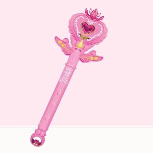 Princess Snow Wand Toy Fairy Light Up Wand for Kids Cosplay and Holiday Fun
