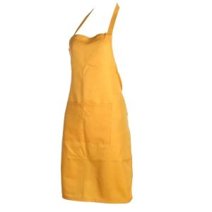 ProComfort Waterproof Kitchen Apron with Pockets - Thick Cotton Blend Cooking Apron for Home & Restaurant