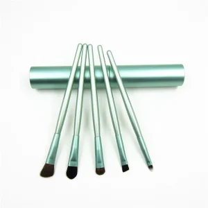 Professional 5pcs Travel Mini Eye Makeup Brushes Set, Smudge Eyeshadow Eyeliner, Eyebrow Brush Kit Lip Make Up Brush