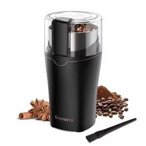 Professional Coffee Grinder with Removable Stainless Steel Cup for Kitchen Use