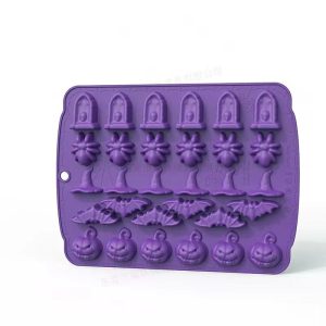 Pumpkin Skull Silicone Ice and Baking Mold