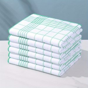 Quick-Dry Kitchen Towels Super Absorbent Lint-Free Dish Cleaning Cloths.