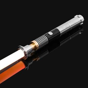 RGB Color Changing Metal Lightsaber with Flash Sound Effects and Smooth Swing