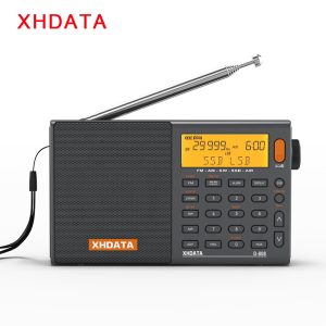 Rechargeable Radio Receiver, Full Band Portable Radio with Multifunction, Deep Sound Stereo
