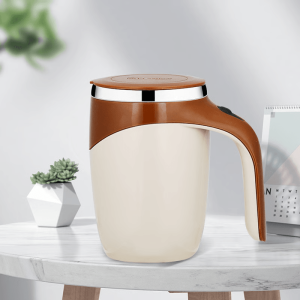 Rechargeable Self Stirring Coffee Mug, Mix Cocoa, Protein, and Drinks Automatically