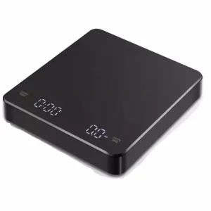 Rechargeable USB Coffee Scale with High Accuracy LED Timer for Kitchen Espresso Brewing and Measuring
