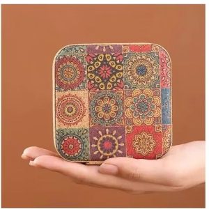Retro Portable Sewing Kit Box Needle and Thread Kit for Quick Home & Travel Repairs