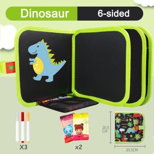 Reusable Drawing Pads, Children's Erasable Doodle Book, Watercolor Coloring Toy Gift