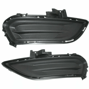 Right & Left FOG LAMP COVER Pair, Durable ABS for Easy Installation