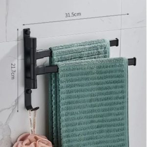 Rotatable Multi-Bar Towel Rack