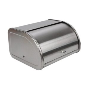Rustic Metal Bread Box, Large Capacity Bread Keeper, Kitchen Storage Container for Coffee Shop Kitchen Counter