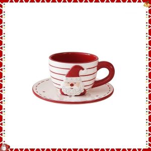Santa Claus Ceramic Coffee Tea Set