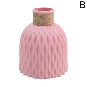 Shatterproof Porcelain Imitation Rope Plastic Vase