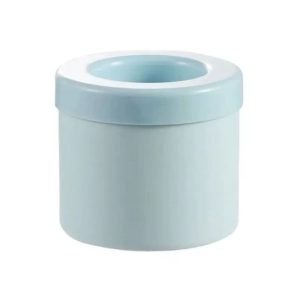 Silicone Round Ice Cube Mold - Space-Saving Ice Maker Bucket for Home, Bar, and Party Drinks