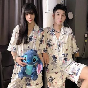 Silk Luxe Summer Couples Set - High-End Cooling Loungewear
