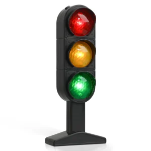 Simulation Road Light Safety Traffic Lamp, Light Signs Toy Traffic Light Lamp Base, Home Transportation Ornaments