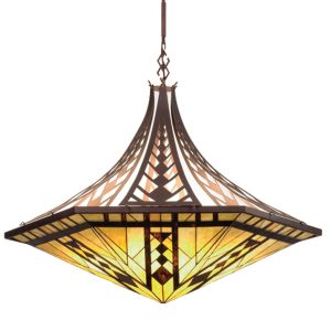 Six Light Inverted Pendant