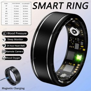 Smart Fitness Health Ring Heart Rate SpO2 Sleep Sport Tracker