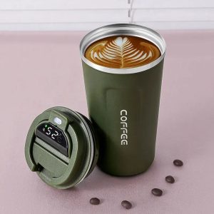Smart Stainless Steel Tumbler with Temperature Display