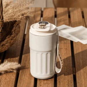 Smart Temperature Display Thermal Mug - Stainless Steel LED Coffee Thermo Bottle
