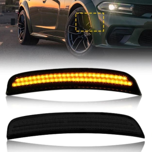 Smoked Lens LED Side Marker Light for Front Bumper, High Brightness