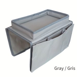 Sofa Armrest Organizer Storage Bag - Convenient Side Pocket Holder for Remote Controls, Magazines & Recliner Sofas