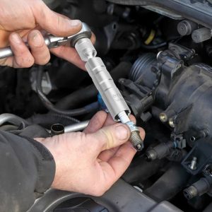 Spark Plug Socket Set Drive, Point Swivel Magnetic Removal Tool
