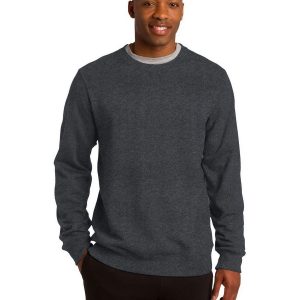 Sport-Tek ST266 Men's Crewneck Sweatshirt - Graphite Heather - S