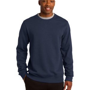 Sport-Tek ST266 Men's Crewneck Sweatshirt - True Navy - XS